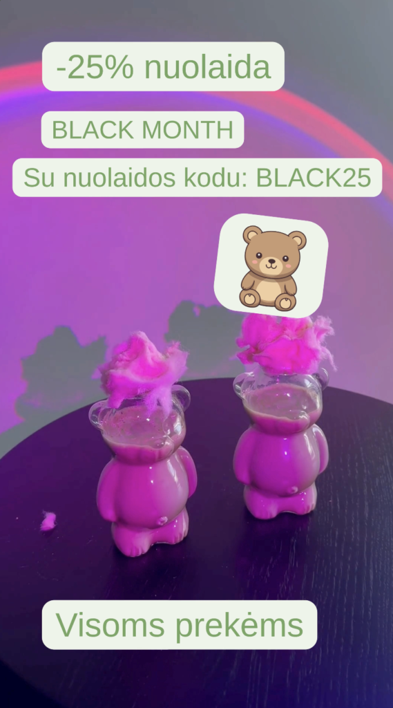 Meškiukai, gloweboost reklama